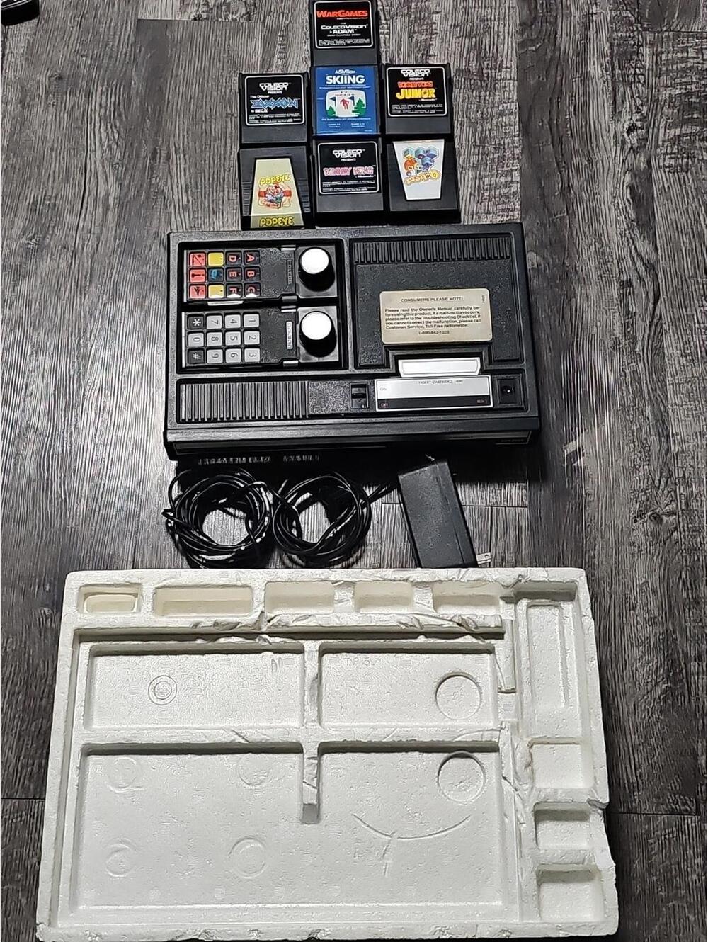 Colecovision Console And Games Not Tested